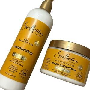 SheaMoisture Body Care Bundle – Moisturizing Lotion & Body Butter – Brand New